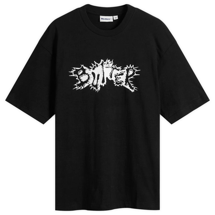 Majica Butter Goods Eruption Graphic T-Shirt, Size Large Črna | BG253103-BLK
