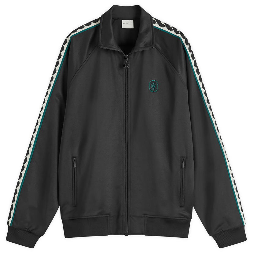 Jakna Drôle de Monsieur Taping Track Jacket Črna | PERM-SJ007-PL135-BL