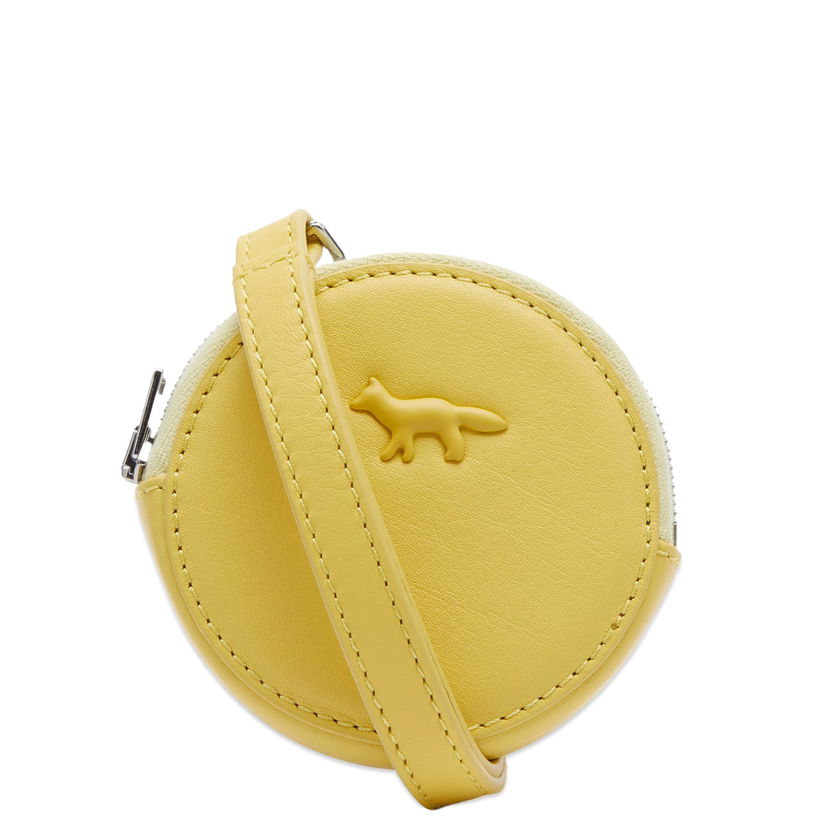 Denarnica MAISON KITSUNÉ Cloud Zipped Coin Purse Rumena | MW05347LC0045-P318