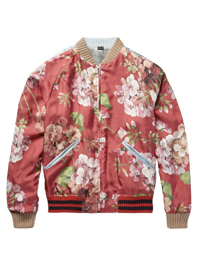 Bomber jakna Gucci Floral Bloom Bomber Jacket Večbarvna | 407421 Z645A 6344