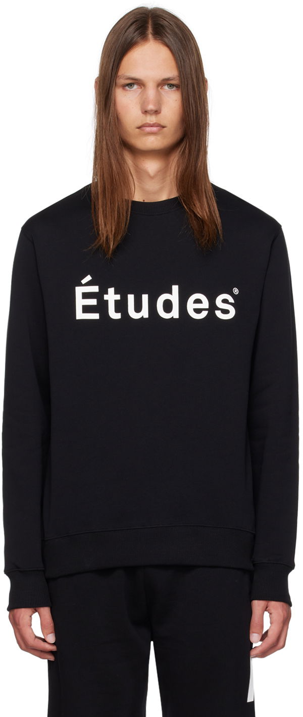 Pulover Études Story Sweatshirt Črna | C00ME200A01599