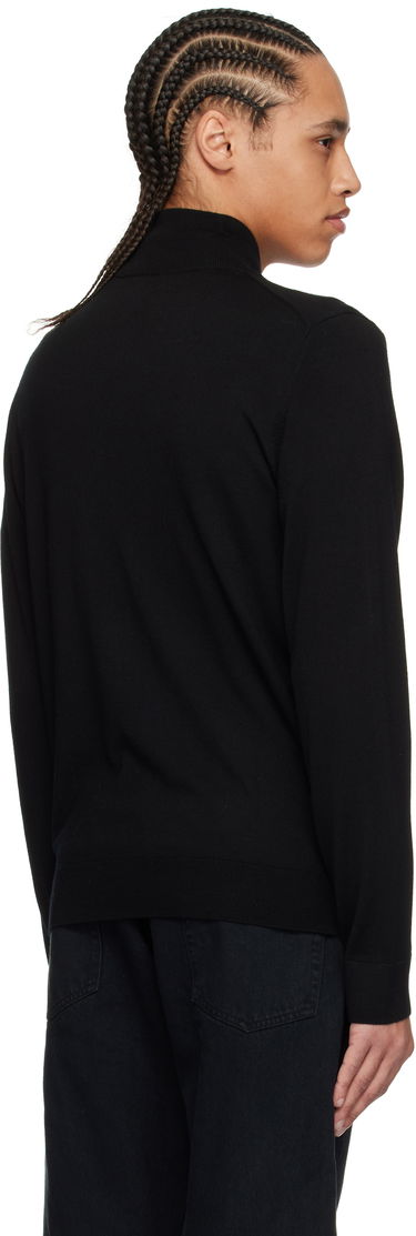 Pleteni pulover Paul Smith Paul Smith Signature Striped Zip Cardigan Črna | M1R-248Z-P02094-79, 2