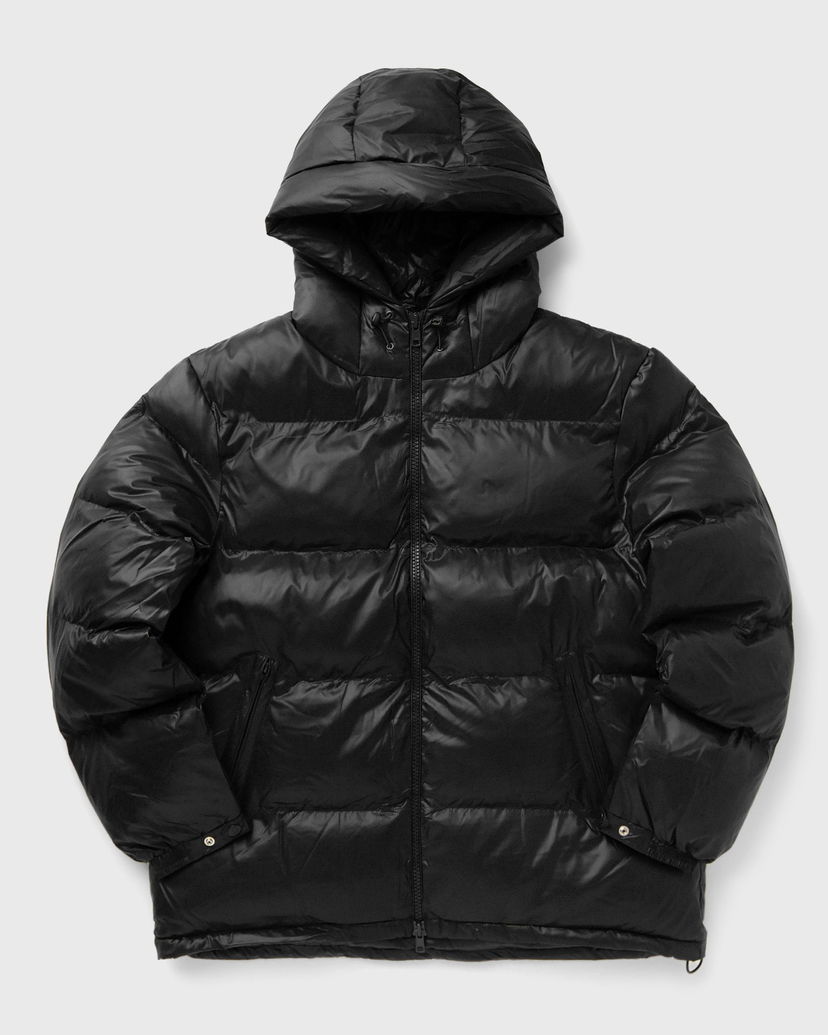 Puhovka Patta Quilted Script Logo Hooded Puffer Jacket Črna | POC-AW25-3200-348-0031-001