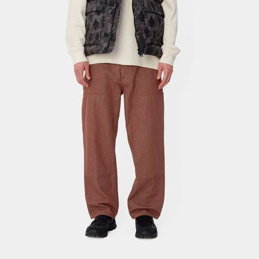 Cargo hlače Carhartt WIP Double Knee Rinsed Pants Rjava | I033887_9, 0