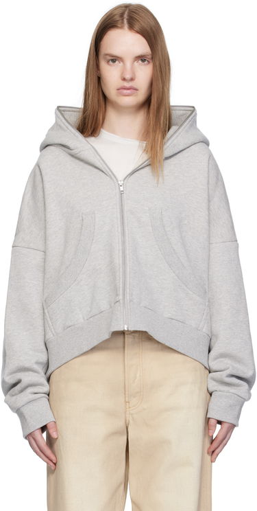 Pulover Entire Studios Entire Studios Eternal Zip Hoodie Siva | ES2202SI, 0