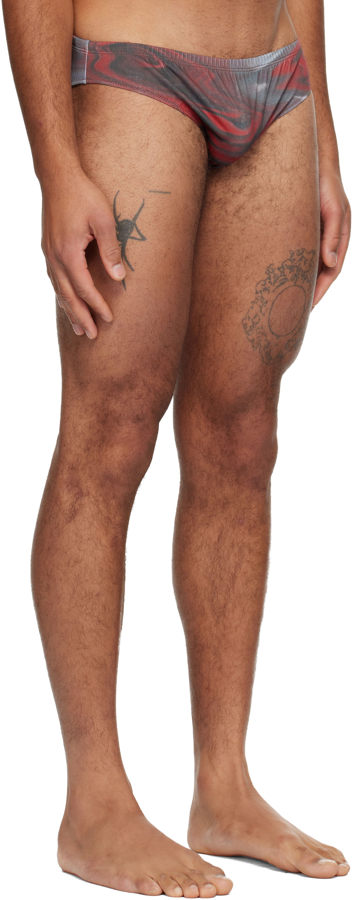 Kopalke Jean Paul Gaultier 'The Blurry Roses' Print Swim Briefs Večbarvna | 25/04-M-SW080-J023P-010230, 1