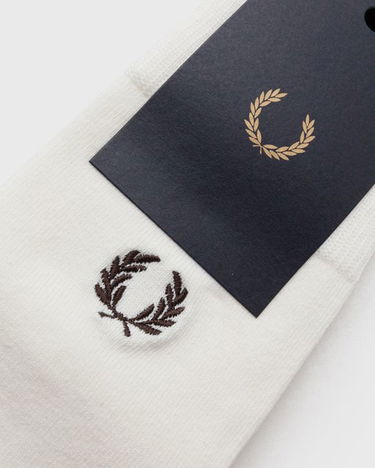 Oblačila in dodatki Fred Perry CLASSIC LAUREL WREATH SOCK Bela | C7135-560, 3