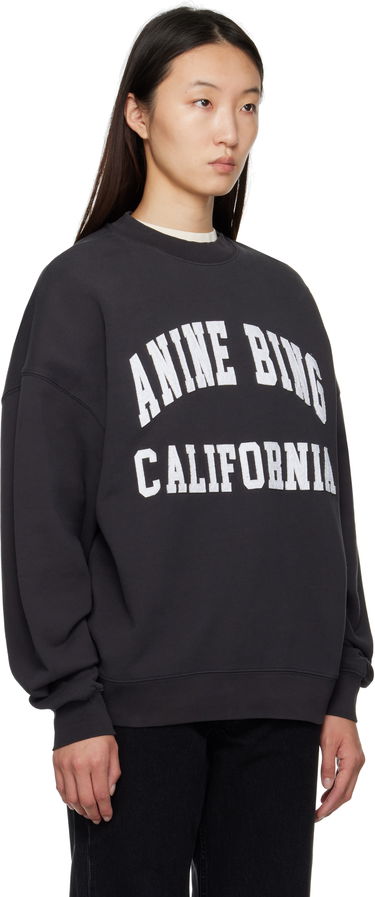 Pulover Anine Bing Anine Bing Miles Sweatshirt Siva | A-08-10025-009, 4