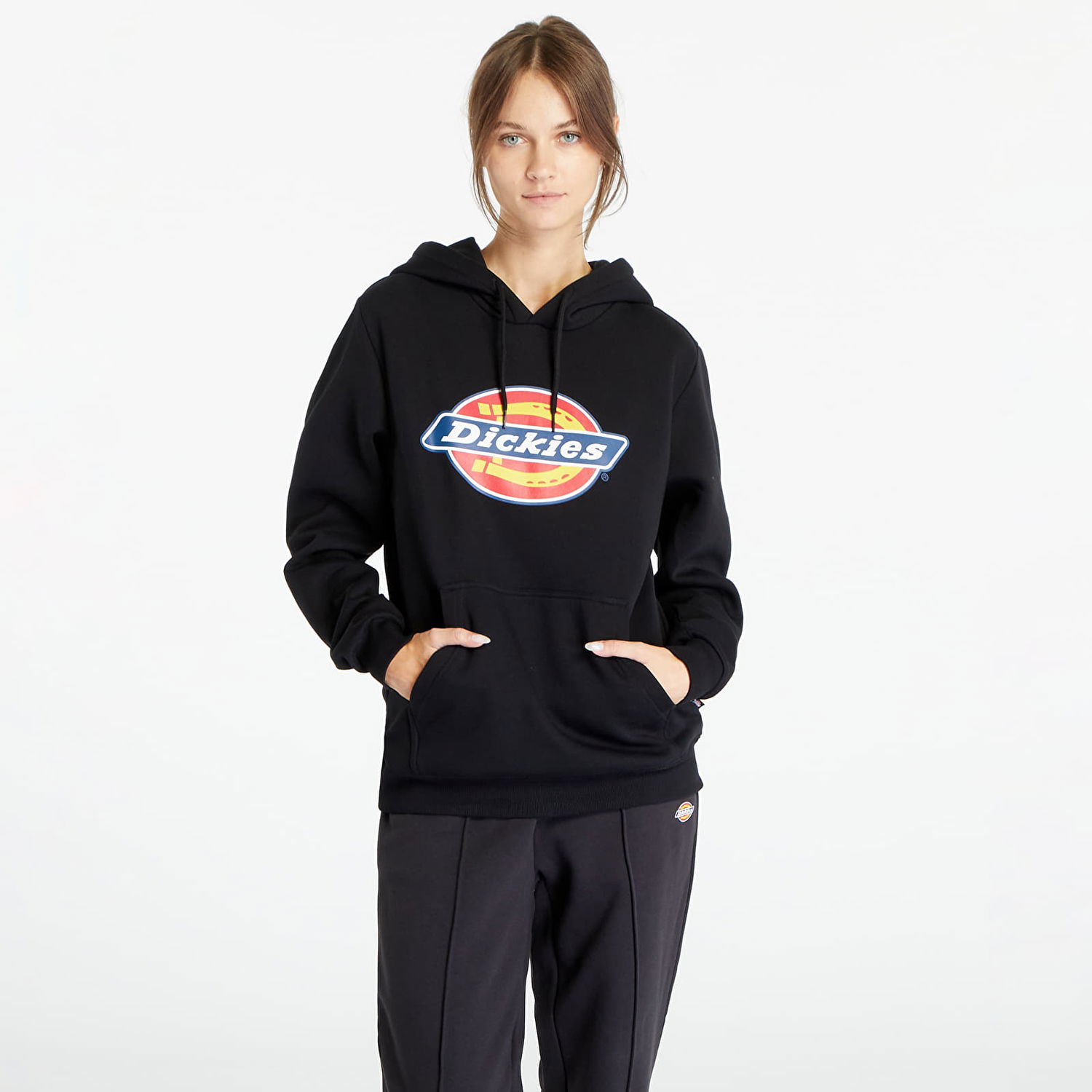 Pulover Dickies Icon Logo Hoodie Black Črna | DK0A4XCBBLK1, 0