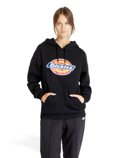 Pulover Dickies Icon Logo Hoodie Black Črna | DK0A4XCBBLK1