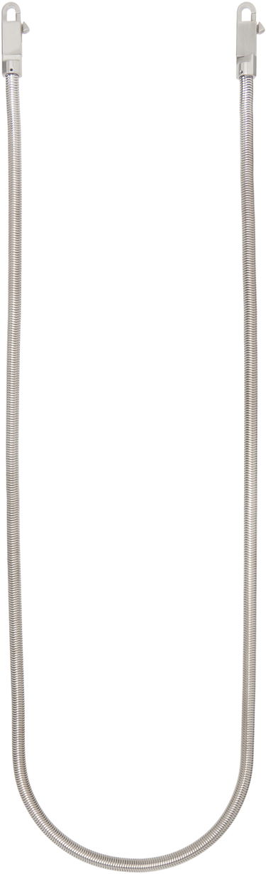 Ogrlica Rick Owens Rick Owens Snake Chain Crossbody Strap Kovinski | RA01E0699 MET, 1