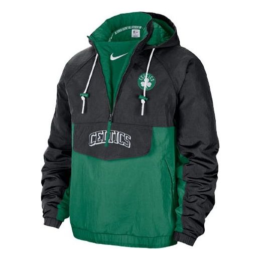 Vetrovka Nike Boston Celtics Hooded Jacket Zelena | DM9933-010