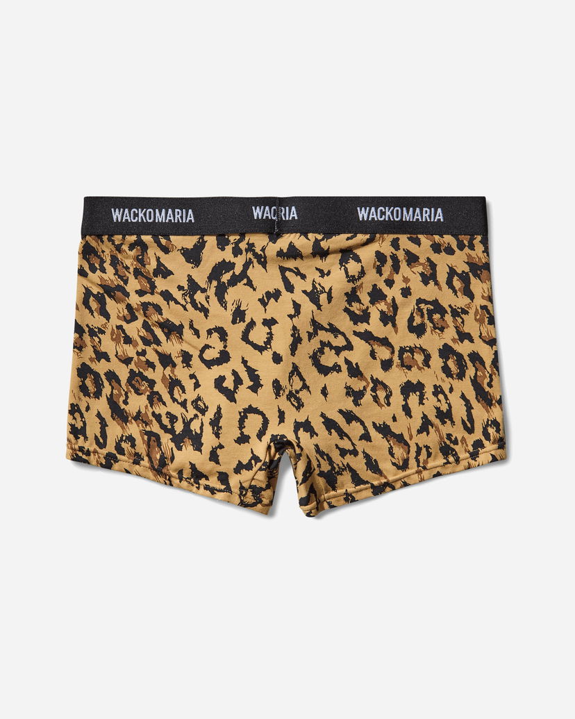 Boksarice WACKO MARIA Wacko Maria Leopard Boxer Briefs Rjava | WMGP-BR12 BEIGE