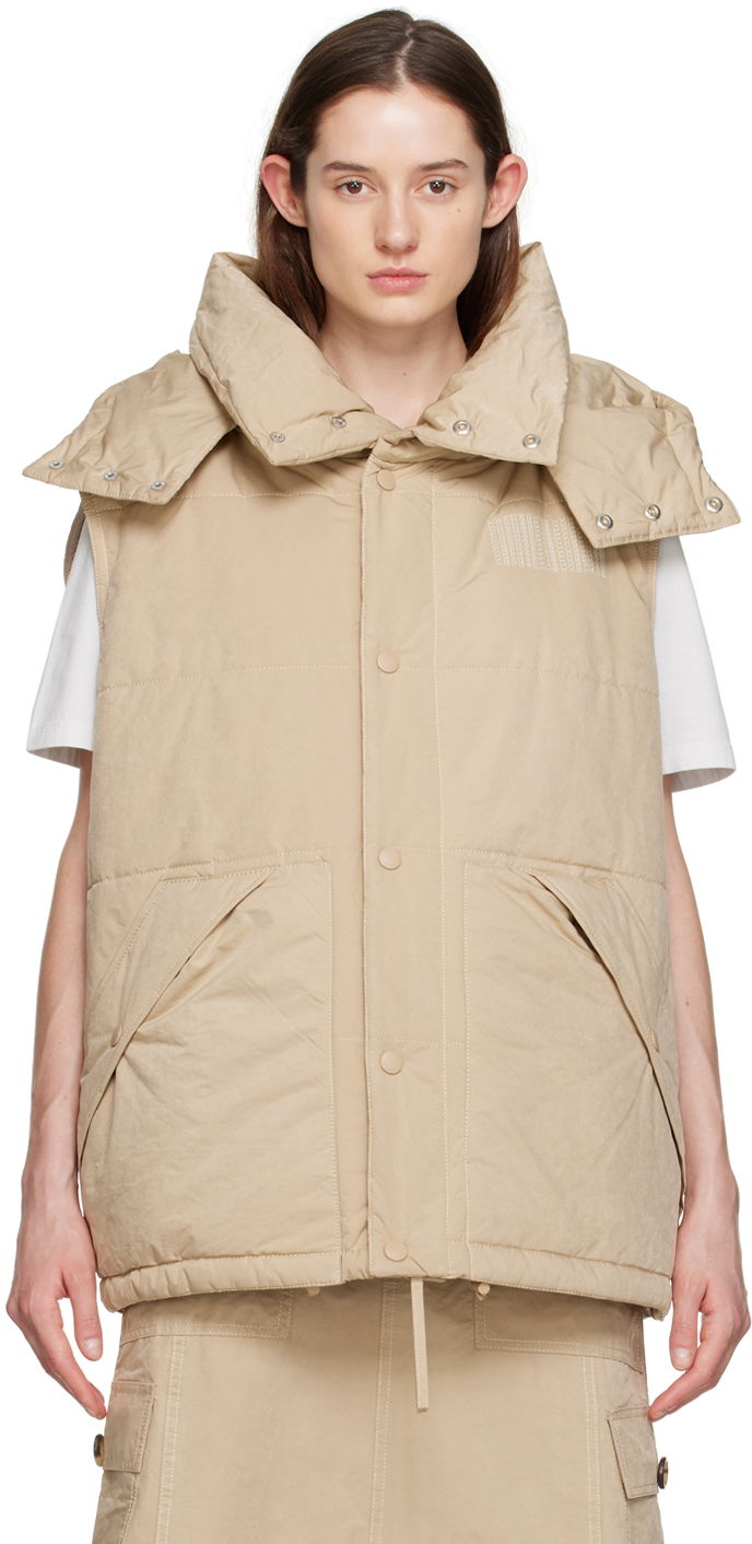 Telovnik Marc Jacobs Marc Jacobs Oversized Puffer Vest Bež | V207M20RE22