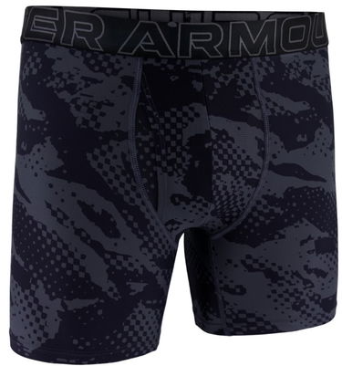 Boksarice Under Armour Under Armour UA Performance Tech Print 6-Inch Boxer Briefs Črna | 1383875-044, 0