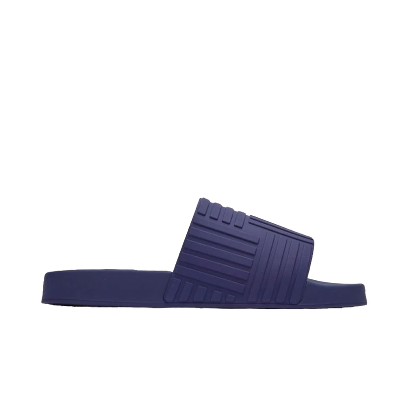 Superge in čevlji Bottega Veneta Rubber Slide Sandals Mornarica | 690105V1O606085