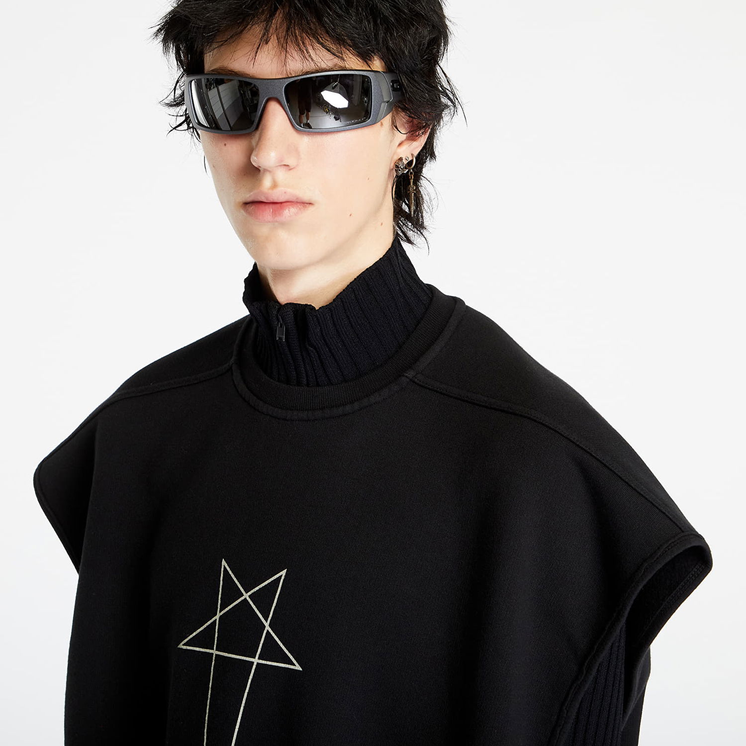 Telovnik Rick Owens Sl Jumbo Tatlin Sweat Vest Črna | DU02C5160 FEP3 0908, 1
