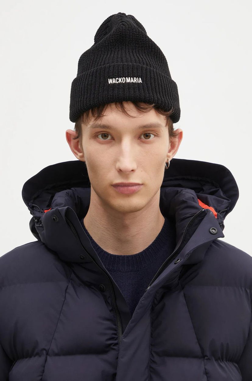 Beanie WACKO MARIA Knit Watch Cap Črna | 24FW.WMA.CP04