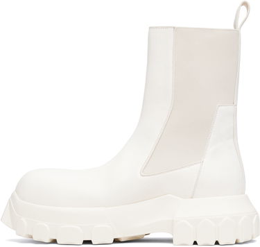 Superge in čevlji Rick Owens Rick Owens Concordians Beatle Bozo Tractor Chelsea Boots Bela | RU02E1881 LBH, 2