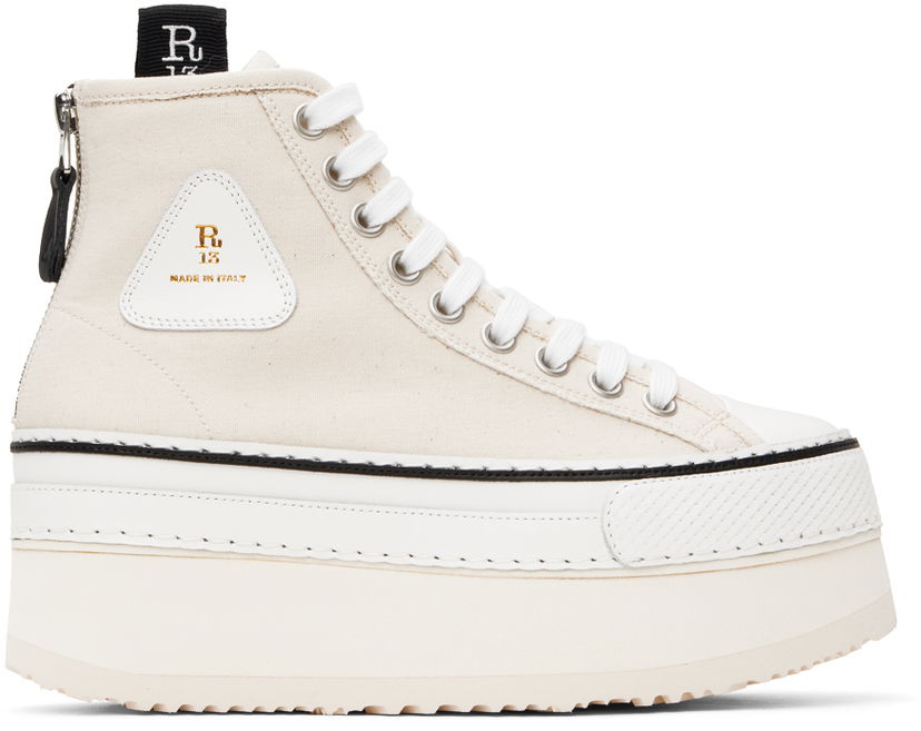Oblačila R13 R13 Courtney Platform Bela | R13S0071-003