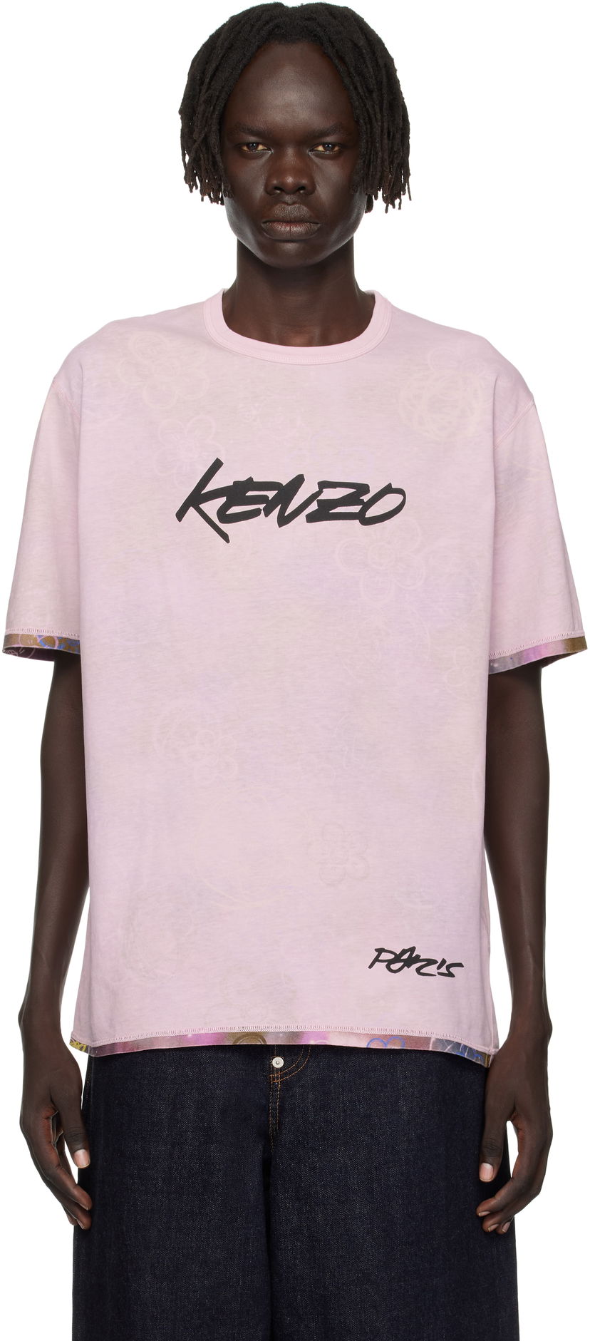 Majica KENZO Kenzo Paris Futura 2000 Edition Reversible T-Shirt Roza | FF65TS2584SG