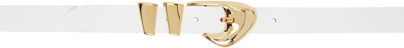 Pasovi BY FAR BY FAR Moore Semi Patent Leather Belt Bela | 23CRMOOWWHW