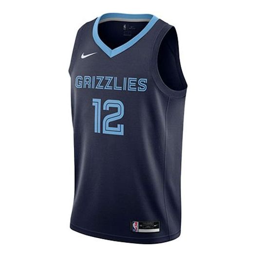 Dres Nike Memphis Grizzlies Morant No. 12 Fan Edition Jersey Mornarica | CW3670-419, 0