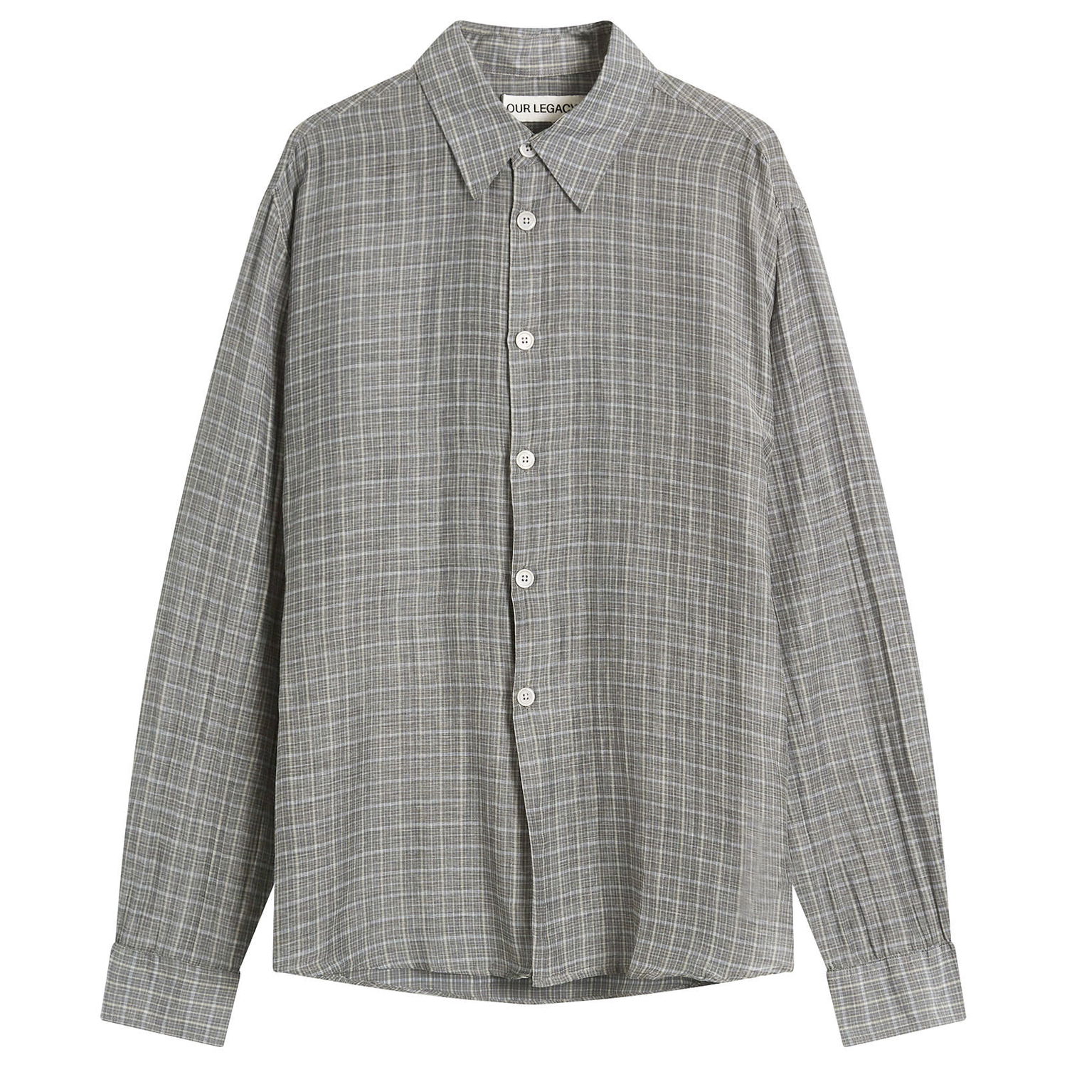 Srajce OUR LEGACY Our Legacy Beyond Shirt Picnic Check Siva | M2252BP, 1