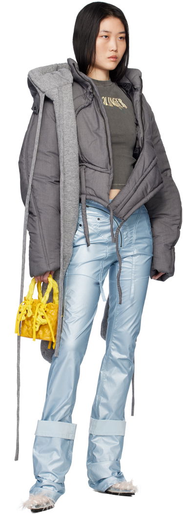 Hlače Ottolinger Ottolinger Coated Open Back Trousers Modra | 2217080203, 3