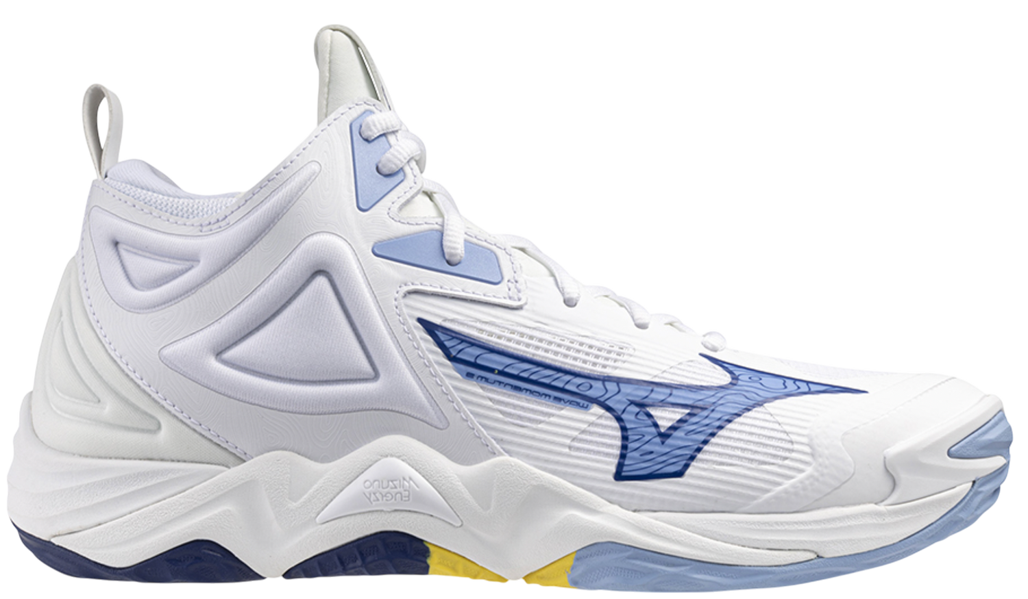Superge in čevlji Mizuno Wave Momentum Mid Bela | v1ga2317-97, 0