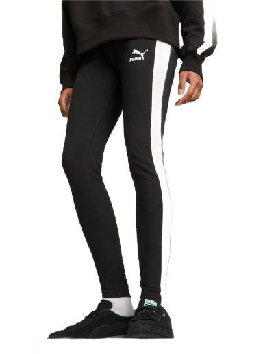 Pajkice Puma Iconic T7 Mid-Rise Leggings Črna | 530080_01