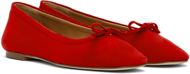 Oblačila Aeyde Aeyde Delfina Ballerina Flats Rdeča | A11-FL-MNLR8 FL17-FW24-406-017, 3