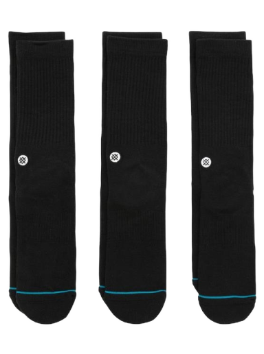 Nogavice Stance Icon 3 Pack Socks Črna | M556D18ICP-BLK