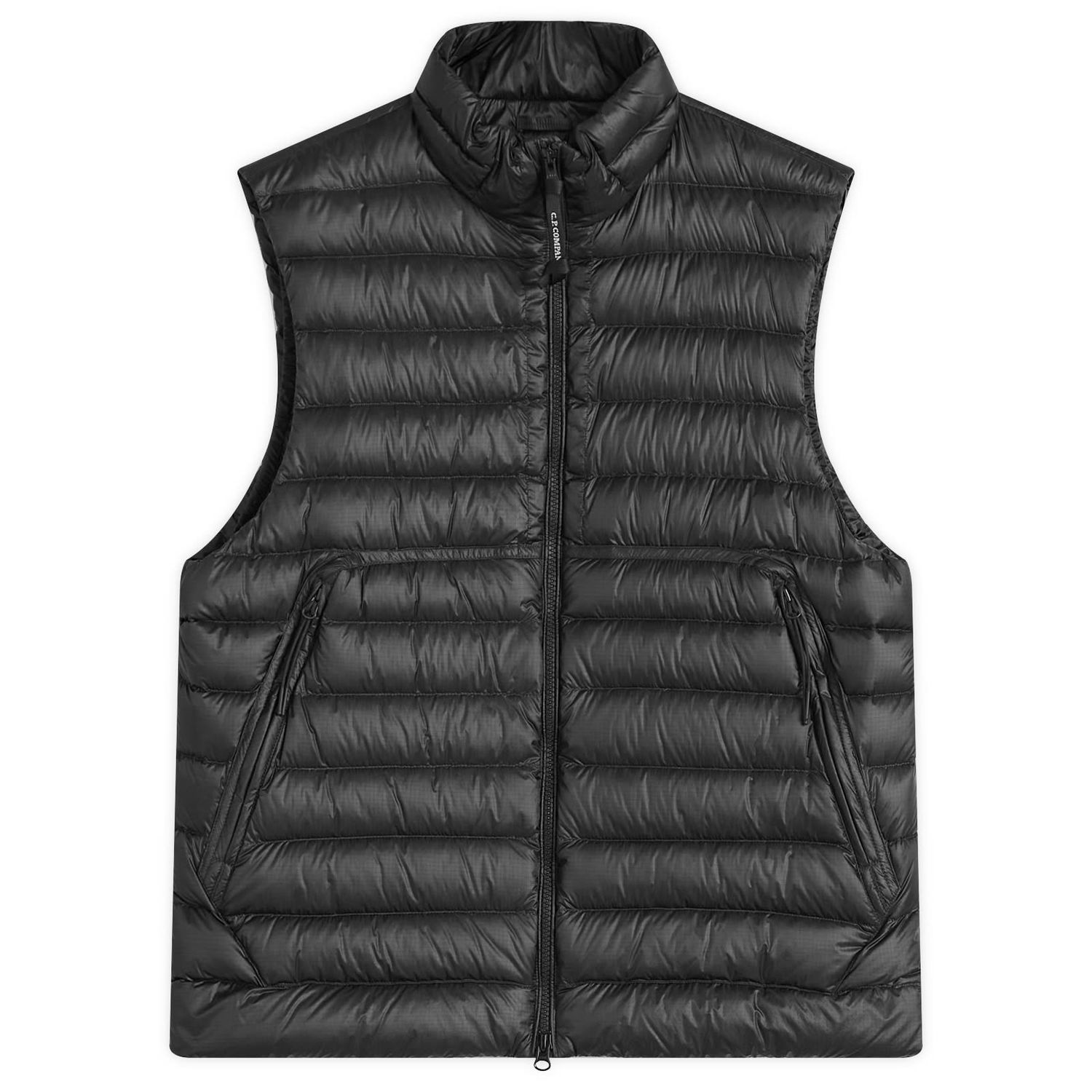 Telovnik C.P. Company C.P. Company D.D. Shell Lens Down Vest, Size Large Črna | 18CMVE201A-006099A-999, 0