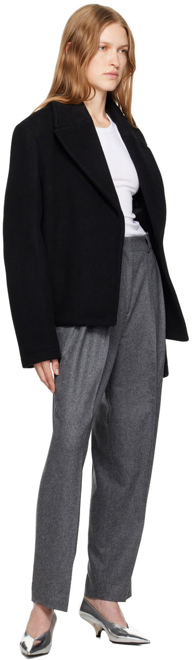 Hlače TOTEME Double-Pleated Tailored Trousers Siva | 244-WRB847-FB0024, 3