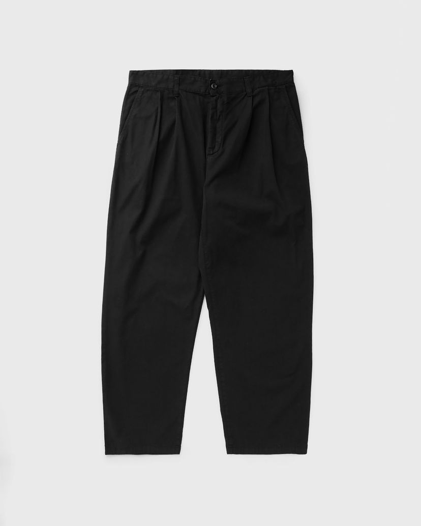 Hlače Carhartt WIP Evan Pleated Cropped Pants Črna | I035563-89.GD