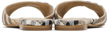 Modni dodatki Burberry Burberry Check Mews Sandals Bež | 8106160, 1