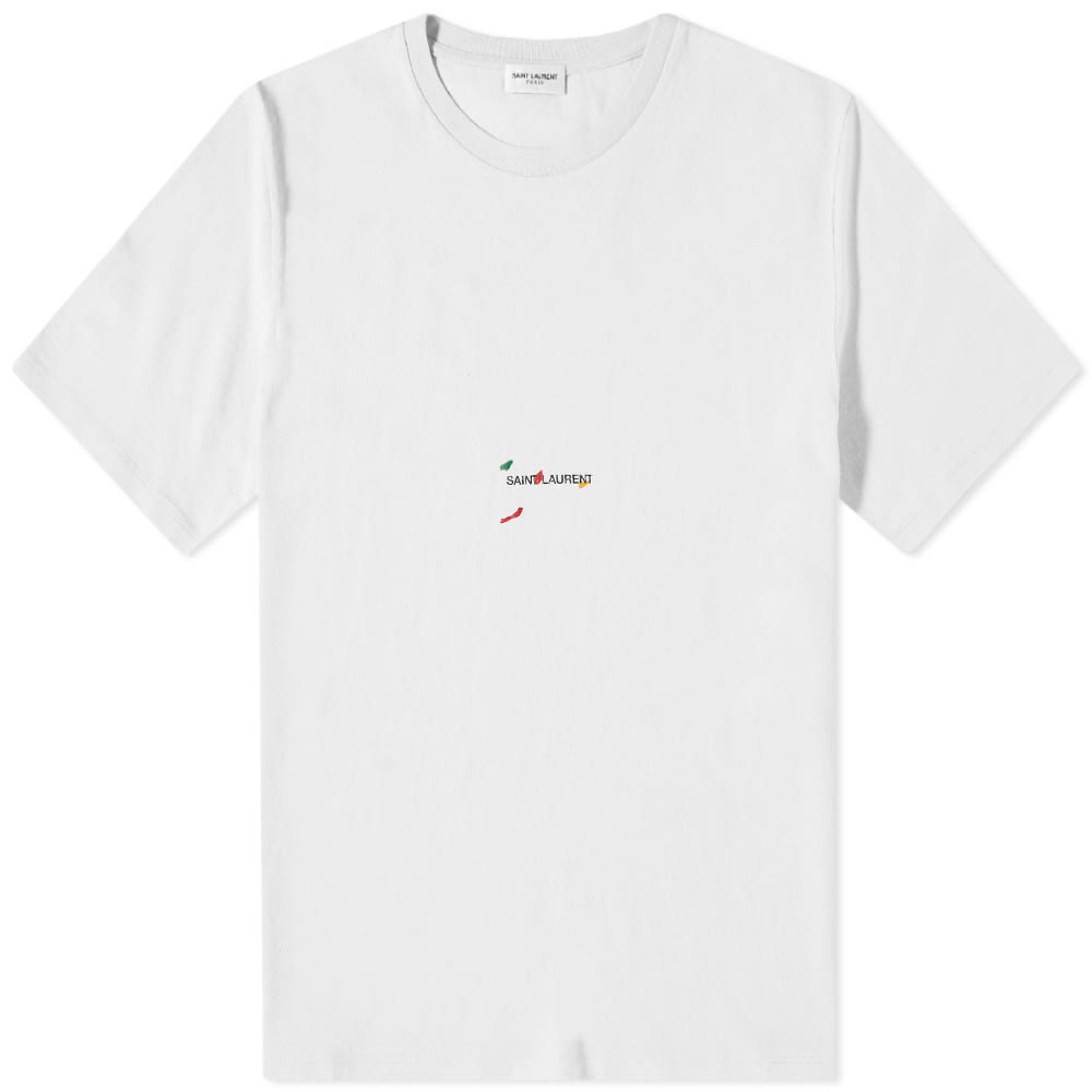 Majica Saint Laurent Rive Gauche Tee Bela | 686186Y36QP-8520, 0