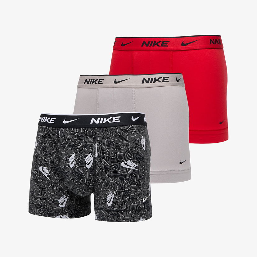 Boksarice Nike Everyday Cotton Stretch Boxer Briefs 3-Pack Večbarvna | 000PKE1008-27F