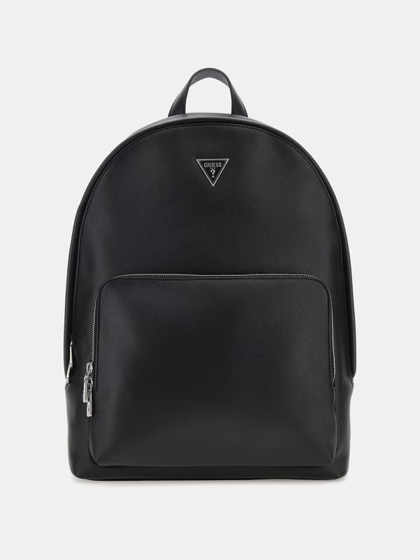 Nahrbtnik GUESS Saffiano Milano Backpack Črna | HMECSAP3406, 0