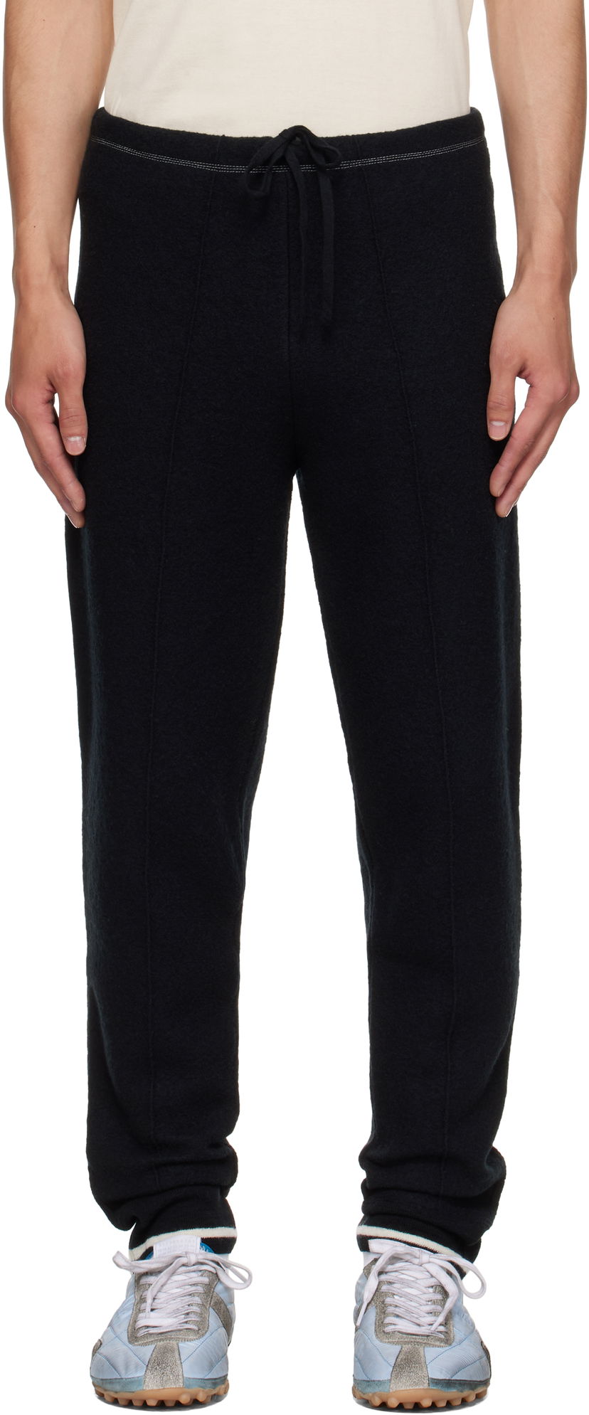 Trenirka Maison Margiela Maison Margiela Wool Track Pants Črna | S50KA0683 M13148
