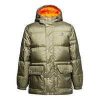 Mid-Length Printed Down Puffer Jacket