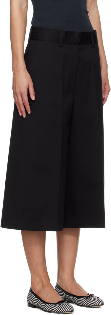 Kratke hlače MSGM MSGM Cotton Bermuda Shorts Črna | 3841MDB04 257138, 1