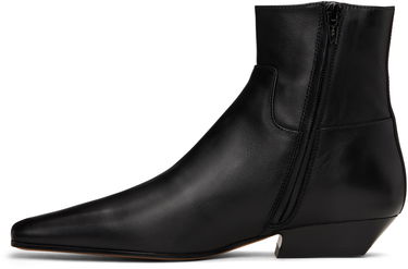 Oblačila Khaite Khaite Marfa Ankle Boots Črna | F1066-824, 2