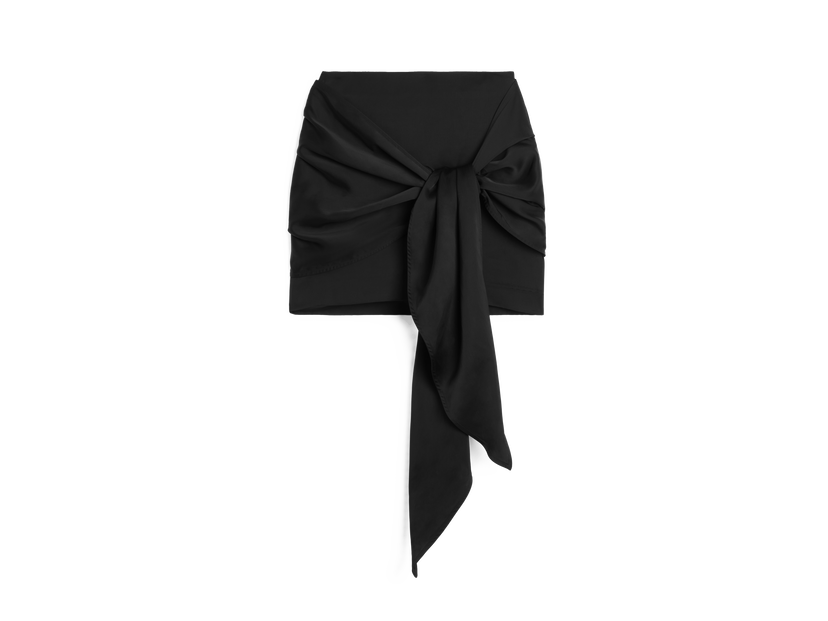 Krila AXEL ARIGATO Dione Tie-Front Skirt Črna | A2124001