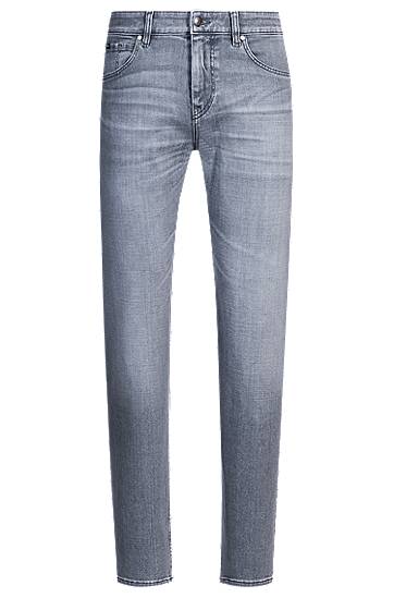Kavbojke BOSS Maine Regular-Fit Jeans Siva | 50538534