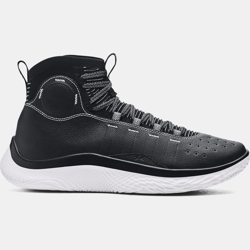 Košarka Under Armour Unisex Curry 4 FloTro Basketballschuhe Schwarz / Halo Grau / Weiß 44.5 Črna | 3024861-001