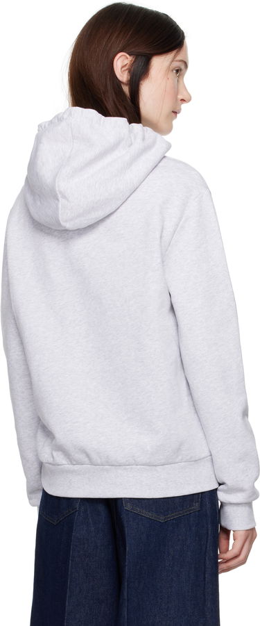 Pulover A.P.C. Print Label Hoodie Siva | COHBV-M27955, 2