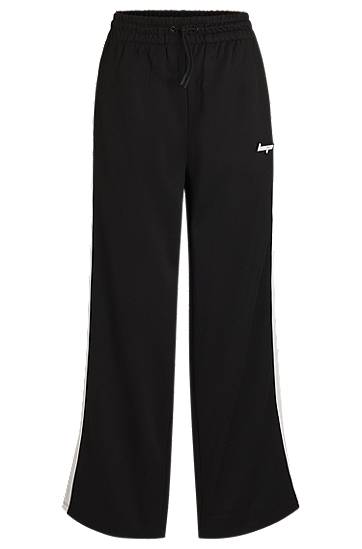 Trenirka BOSS Retro Tracksuit Bottoms with Side Stripe Črna | 50537080