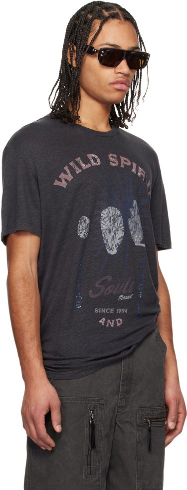 Majica ISABEL MARANT Isabel Marant Honore Graphic T-Shirt Bež | 25PTS0052HC-C1N09H, 4